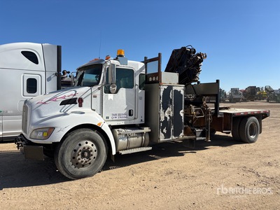 2007 Hiab HIAB 200 C-5 Knuckle Boom on 2009 Kenworth T370 4x2 mobiele kraan (Inoperable)