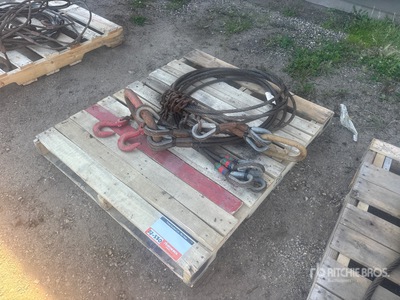 Quantity of (2) 4 Way Cable Sling Rigging (Unused)