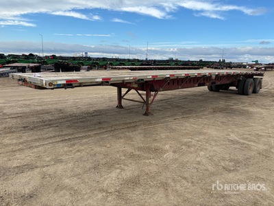 2009 Lode King 48 ft T/A Remolque caja abierta