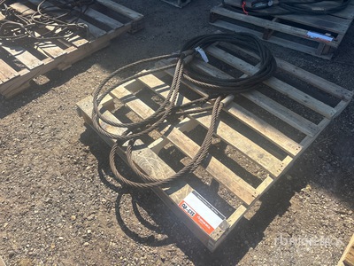 Quantity of (2) Cable Sling Rigging (Unused)