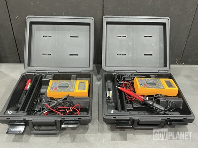 (9) Fluke 27 Multimeters
