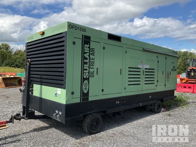 2022 Sullair OFD1550/ADWQ 1550 cfm Mobile コンプレッサー