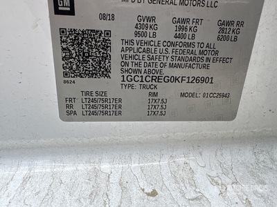 2019 Chevrolet Silverado 2500 HD 4x2 Crew Cab Pickup