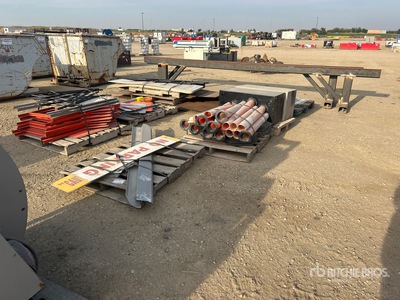 Quantity of Misc. Signage, Box Rails, Delineators