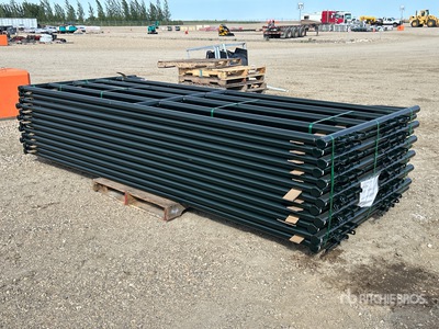 Quantity of (12) 2026 BYT MSP120 12 ft x 5 ft Livestock Panel (Unused)
