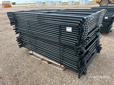 Quantity of (30) 2025 BYT MSPP07 7 ft x 4 ft 3 in Mesh Vee Paneel (Unused)