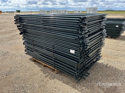 Quantity of (36) 2025 BYT MSPP07 7 ft x 4 ft 3 in Mesh Vee Paneel (Unused)