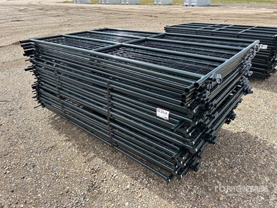 Quantity of (25) 2025 BYT MSPP07 7 ft x 4 ft 3 in Mesh Vee Paneel (Unused)