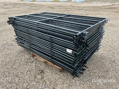 Quantity of (25) 2025 BYT MSPP07 7 ft x 4 ft 3 in Mesh Vee Paneel (Unused)