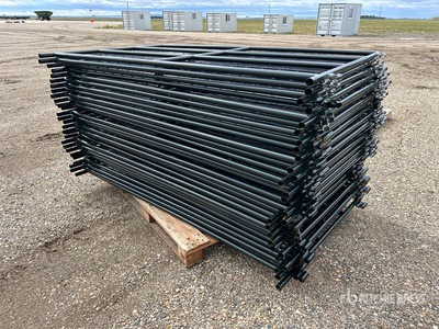 Quantity of (28) 2025 BYT MSPP07 7 ft x 4 ft 3 in Mesh Vee Paneel (Unused)
