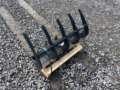 2026 Haener HRR800 1.2 800 mm Q/C Râteau de pelleteuse (Unused)