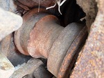 Undercarriage with Left Track Rollers