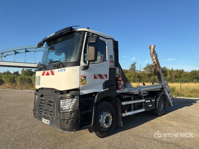 2018 Renault C380 4x2 Camion Amplirol Roll-Off Truck