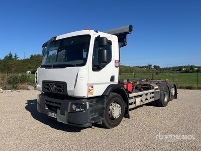 2017 Renault D26.430 6x2 Camion Amplirol Roll-Off Truck