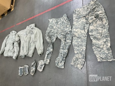 (6) Parkas, (13) Pairs of Cold Weather Trousers & Assorted Items