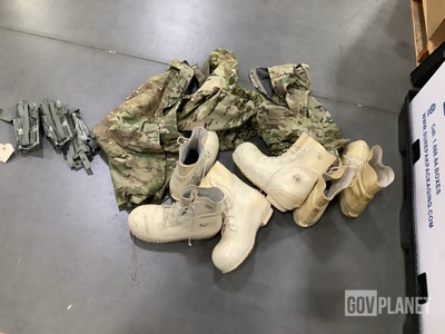 (8) Pistol Holsters, (11) Pairs of Extreme Cold Weather Boots & Assorted Items