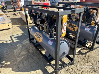 2026 EMC GAC60 Skid-Mounted 60 gal 2-Stage コンプレッサー (Unused)