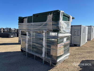 Quantity of (56) 2026 EMC CP10FT-5FT(54+2) 10 ft x 5 ft Powder Coated Corral Livestock Panel (Unused)