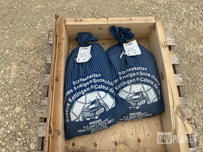 (2) Pairs of Pewag A05SV-88268 Tire Cross Chains