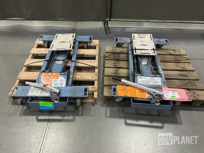 (2) OTC 5019 Low Lift Transmission Jacks