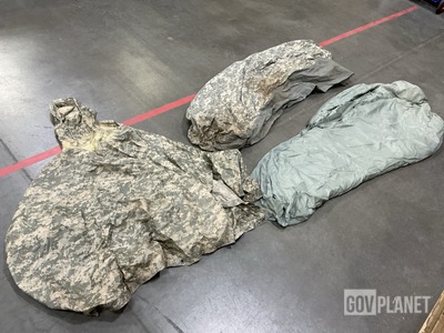 (11) Wet Weather Ponchos, (18) Sleeping Bags & (22) Bivy Covers