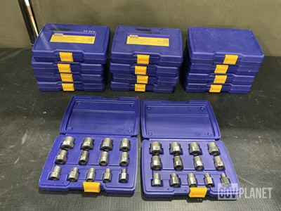 (14) Irwin Hanson Metric/Fractional Combination Bolt Extractor Sets