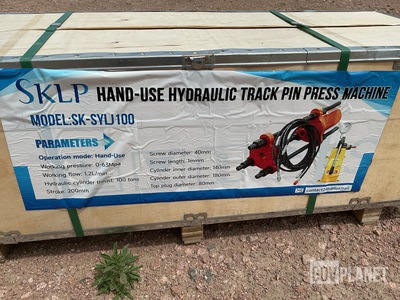 2026 SKLP SK-SYLJ100 Hand-Use Hydraulic Track Pin Press Machine - Unused