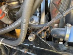 Engine with A/C Compressor