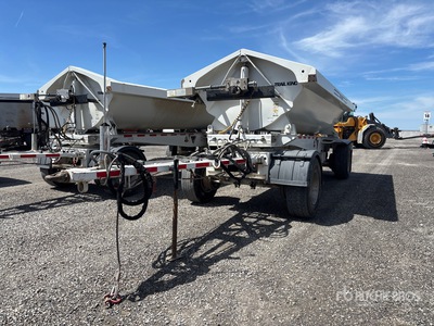 2021 Trail King 20 ft S/A Turntable Side Dump Trailer