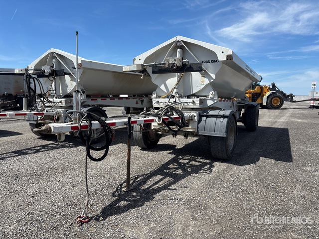 2021 Trail King TK30SSD-202 20 ft T/A Turntable Side Dump Trailer