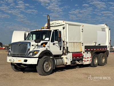 2012 International WorkStar 7400 6x4 Side Loader Camion de collecte des ordures ménagères
