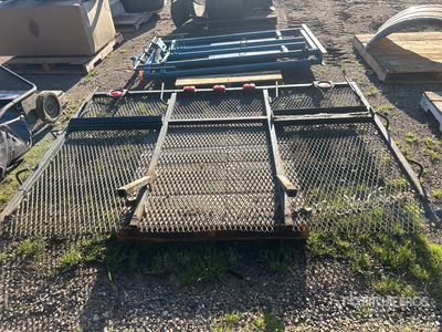 Truck Headache Rack / Cab Guard w/ Expanded Metal Mesh & Lights