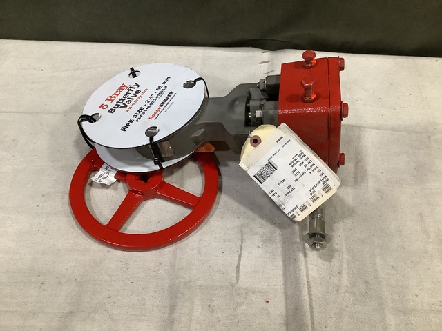 (2) Bray 110NT8RP/G002 Butterfly Valves (2) Bray 110NT8RP/G002 Butterfly Valves
