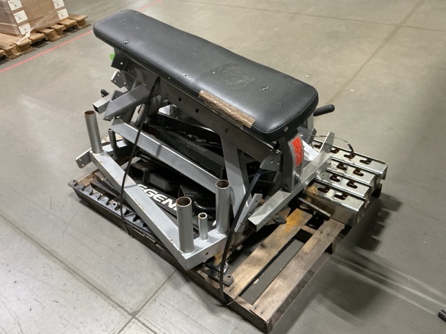 Lot of Assorted Fitness Equipment Components
