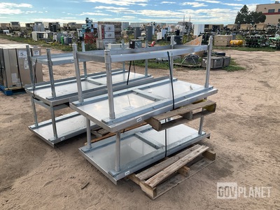(4) Stainless Steel Tables