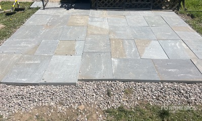 Quantity of (14) Blue Landscaping Paver Stones