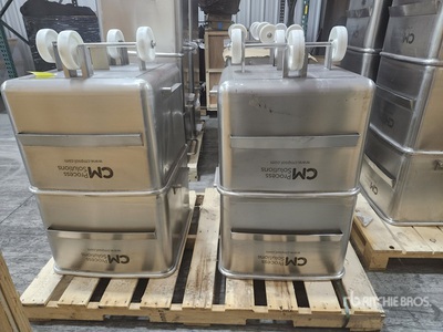Lot of (24) Euro Style Buggy, stainless steel 400 lbs (200L)