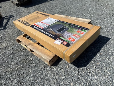 StanForge MS0810 Galvanized Apex Roof Metal Shed (Unused)