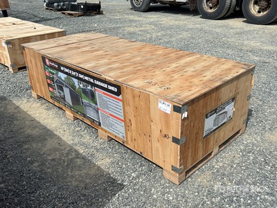 StanForge MS1624A 16 ft x 24 ft Galvanized Apex Room Lagerhaus (Unused)