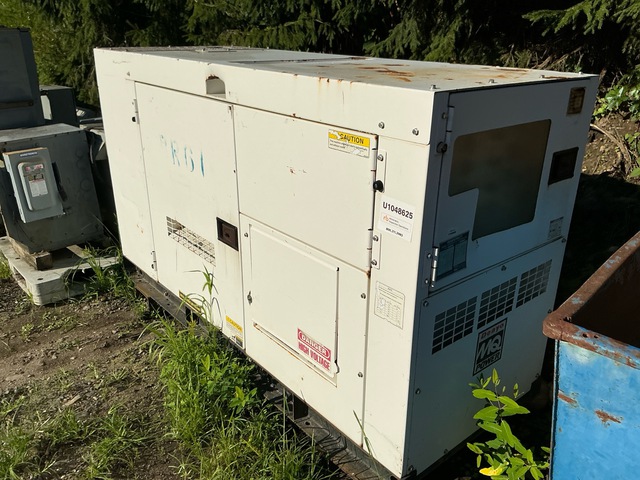 2007 Multiquip Whisperwatt DCA-70SSIU 56 kW Skid-Mounted Generator Set