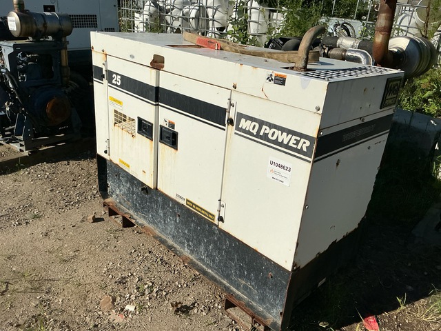 2014 Multiquip Whisperwatt DCA-25SSIU4F 20 kW Skid-Mounted Generator Set