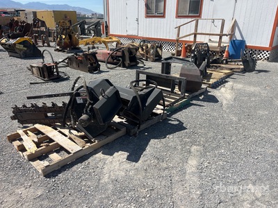 Quantity of (7) Mini Skid Steer Attachments