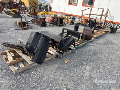 Quantity of (7) Mini-Skid Steer Attachments