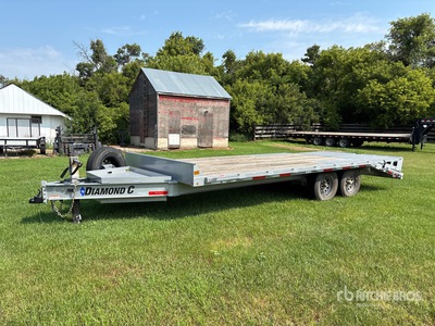 2024 Diamond C 7000 lb 20 ft T/A Equipment Trailer