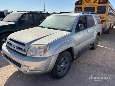 2003 Toyota 4 Runner SR5 4WD SUV (Inoperable)