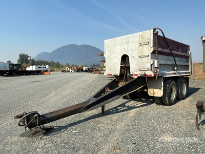 1992 Ubilt 13 ft 6 in T/A Pup Dump Trailer