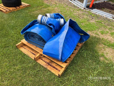 Quantity of (3) 6 in Lay Flat Hose