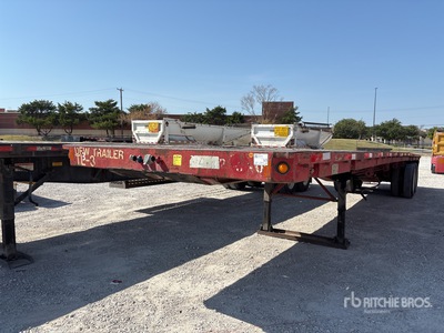 1985 Lufkin 45 ft T/A Flatbed Trailer