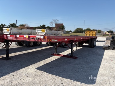 1977 Lufkin 37 ft T/A Flatbed Trailer