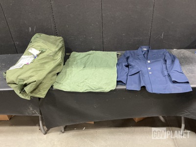 (113) Duffel Bags, (27) Barracks Bags, (15) Men's Coats & Assorted Items